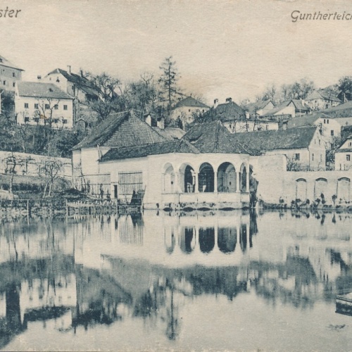 AK, Guntherteich und Denkmal, Kremsmünster, Oberösterreich  (S446)