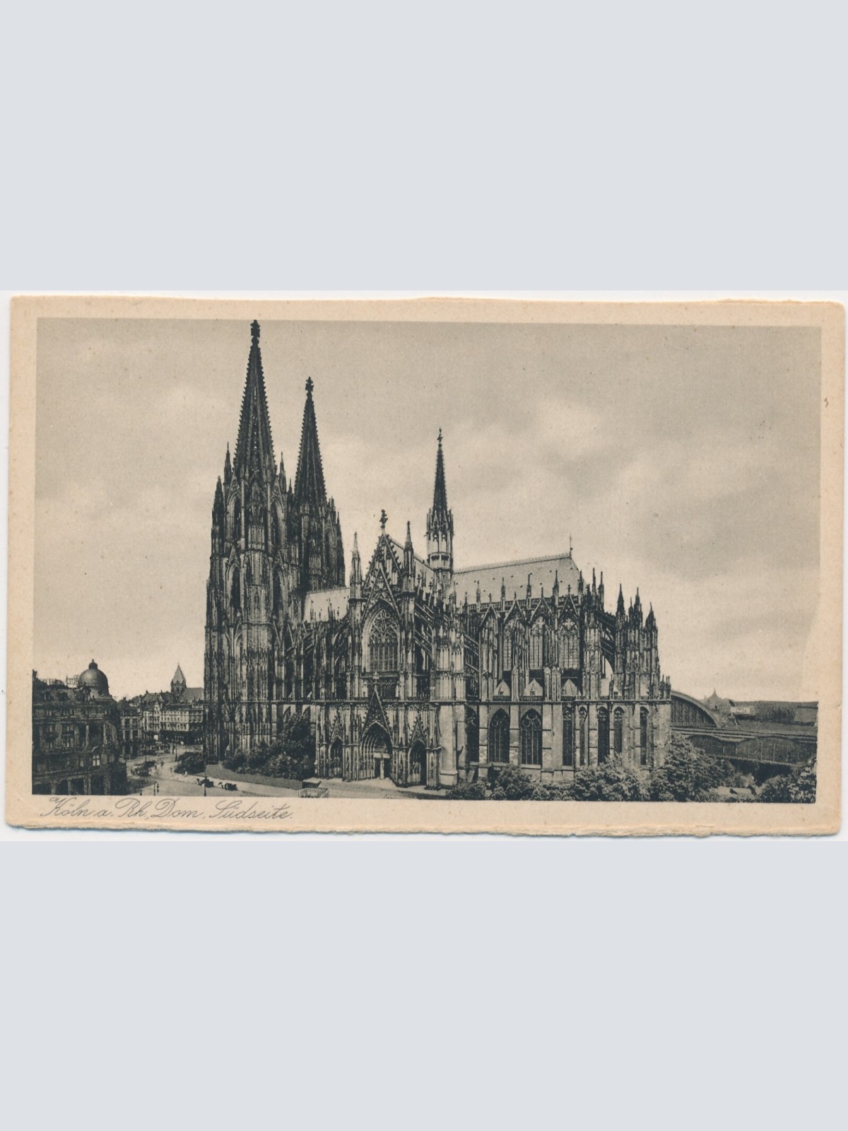 AK, Köln am Rhein, Dom, Südseite, Nordrhein-Westfalen, Deutschland (S439)