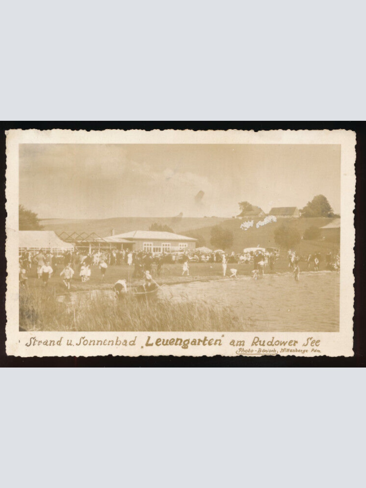 AK aus Leuengarten am Rudower See Brandenburg (4702)