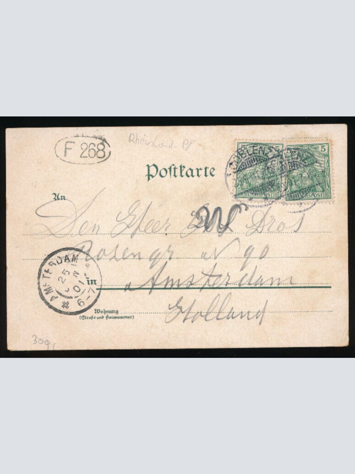 AK aus Koblenz mit Eisenbahnbrücke Rheinland - Pfalz (4723)