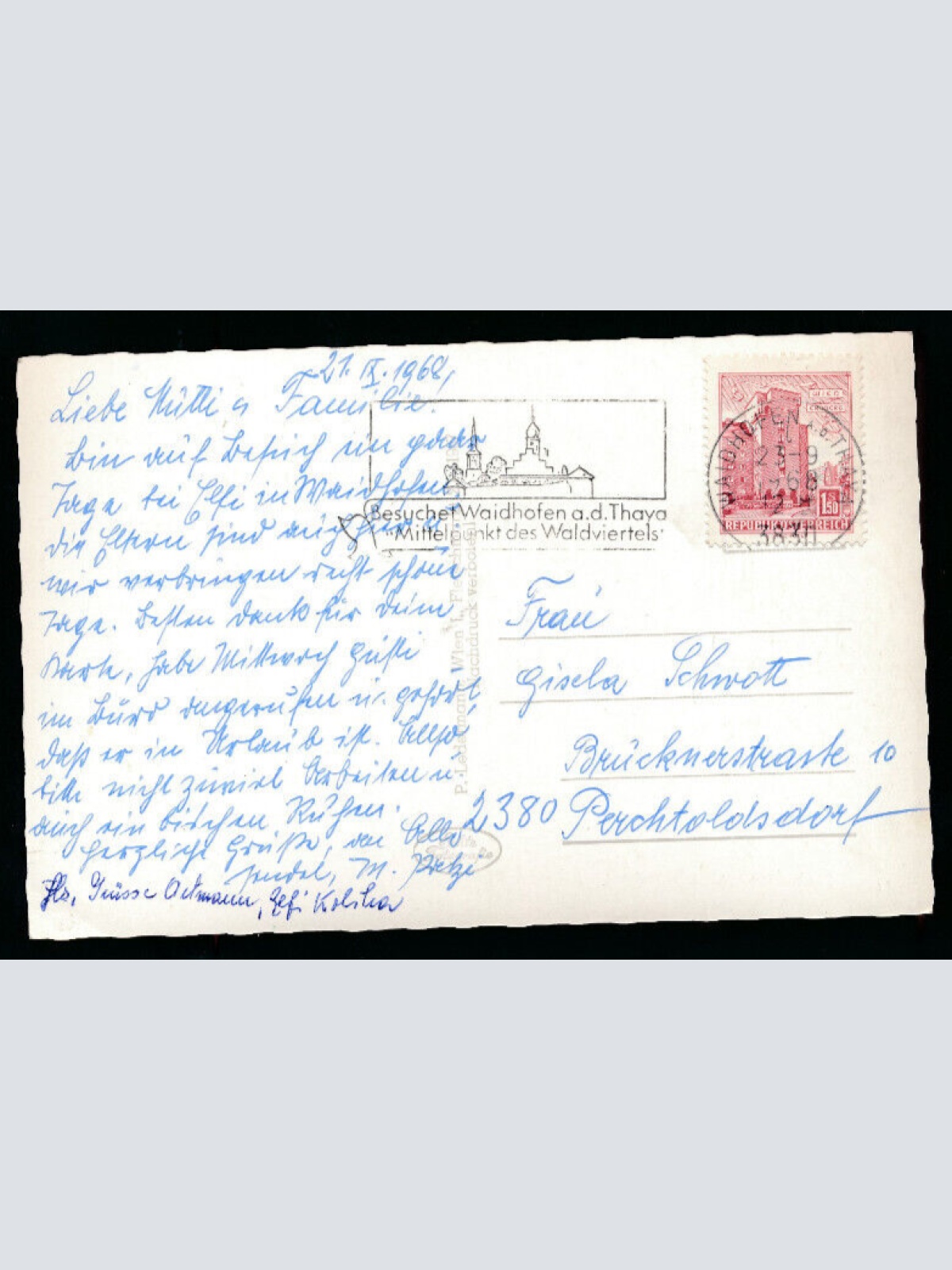 AK aus Waidhofen an der Thaya Niederösterreich (4426)