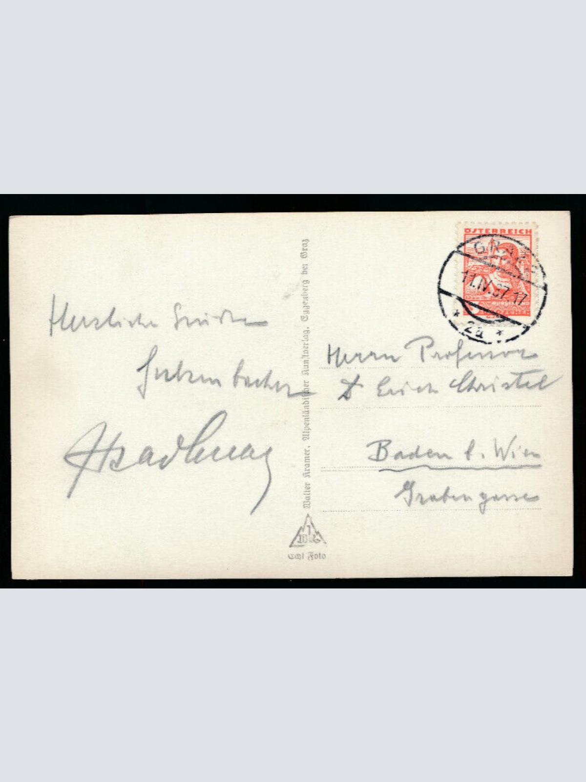 AK aus Graz Hauptplatz u. Schlossberg Steiermark (4396)