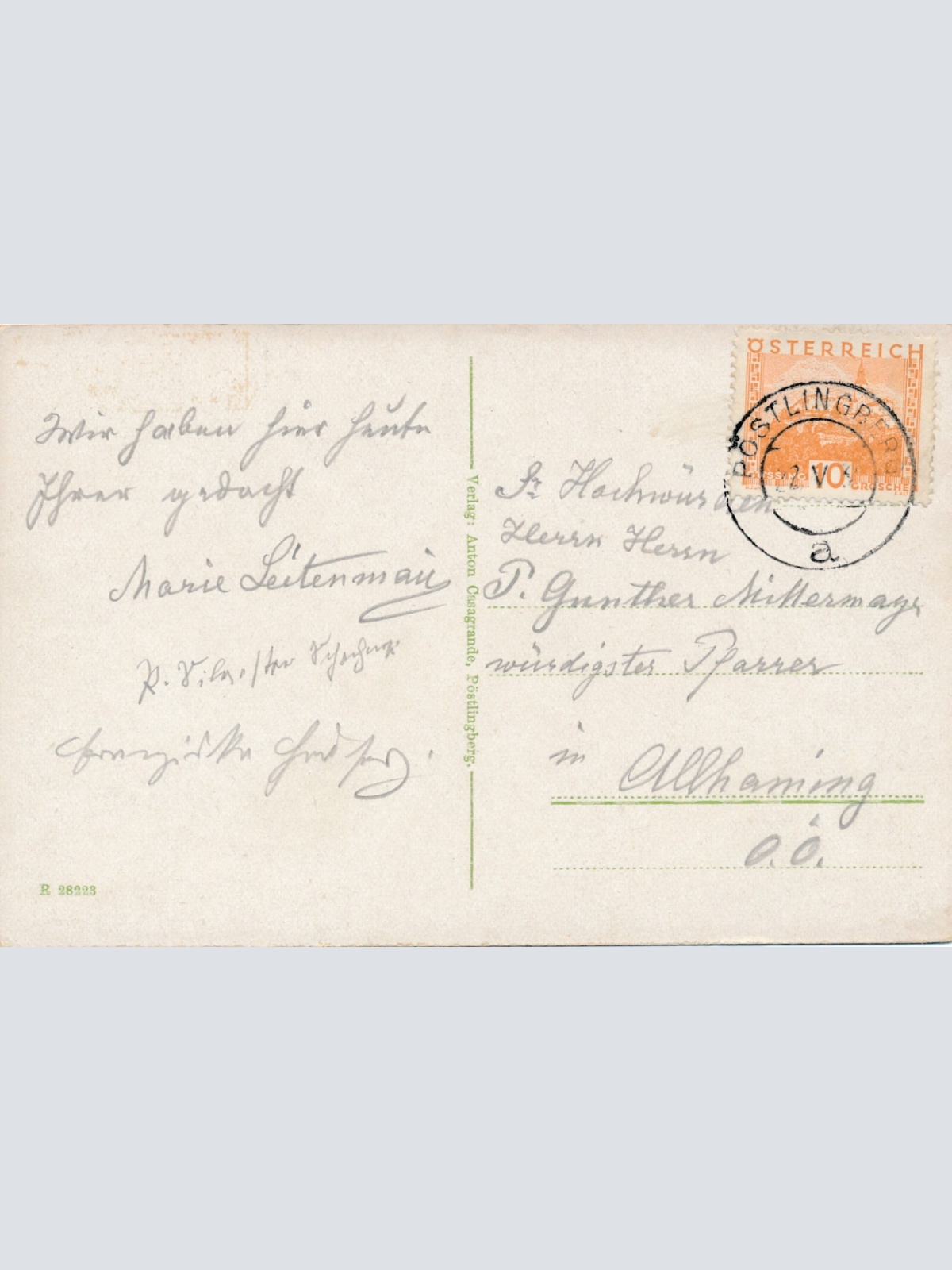 AK, Pöstlingberg bei Linz an der Donau, Oberösterreich (S566)