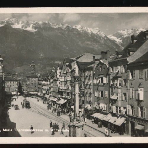 AK aus Innsbruck Maria Theresienstrasse Tirol (4502)