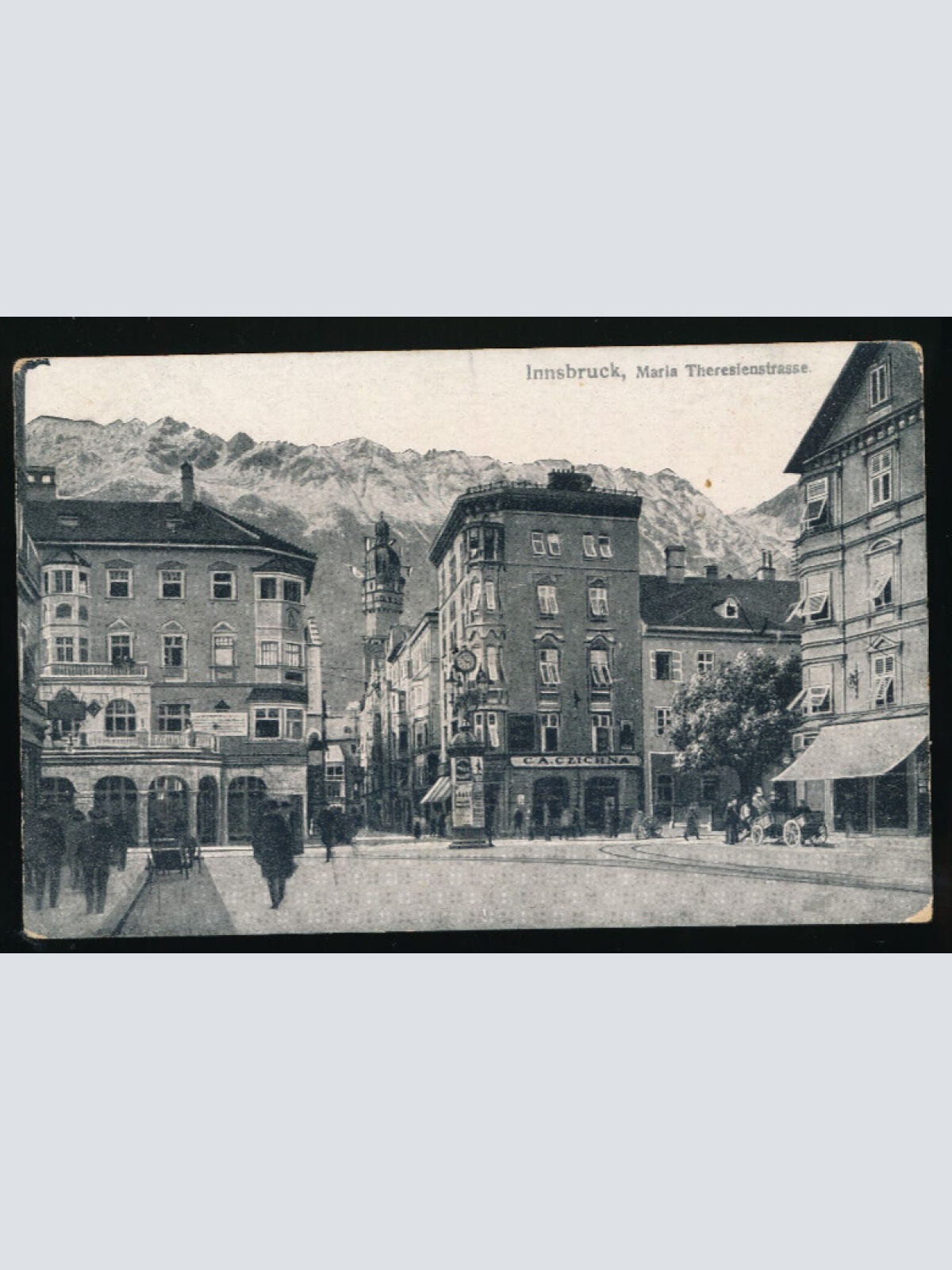AK aus Innsbruck Maria Theresienstrasse Tirol (4505)