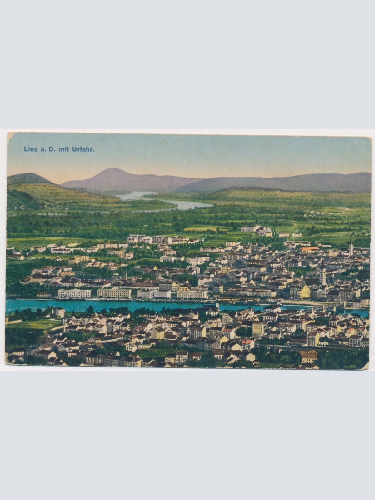 AK, Linz an der Donau mit Urfahr, Oberösterreich (S567)