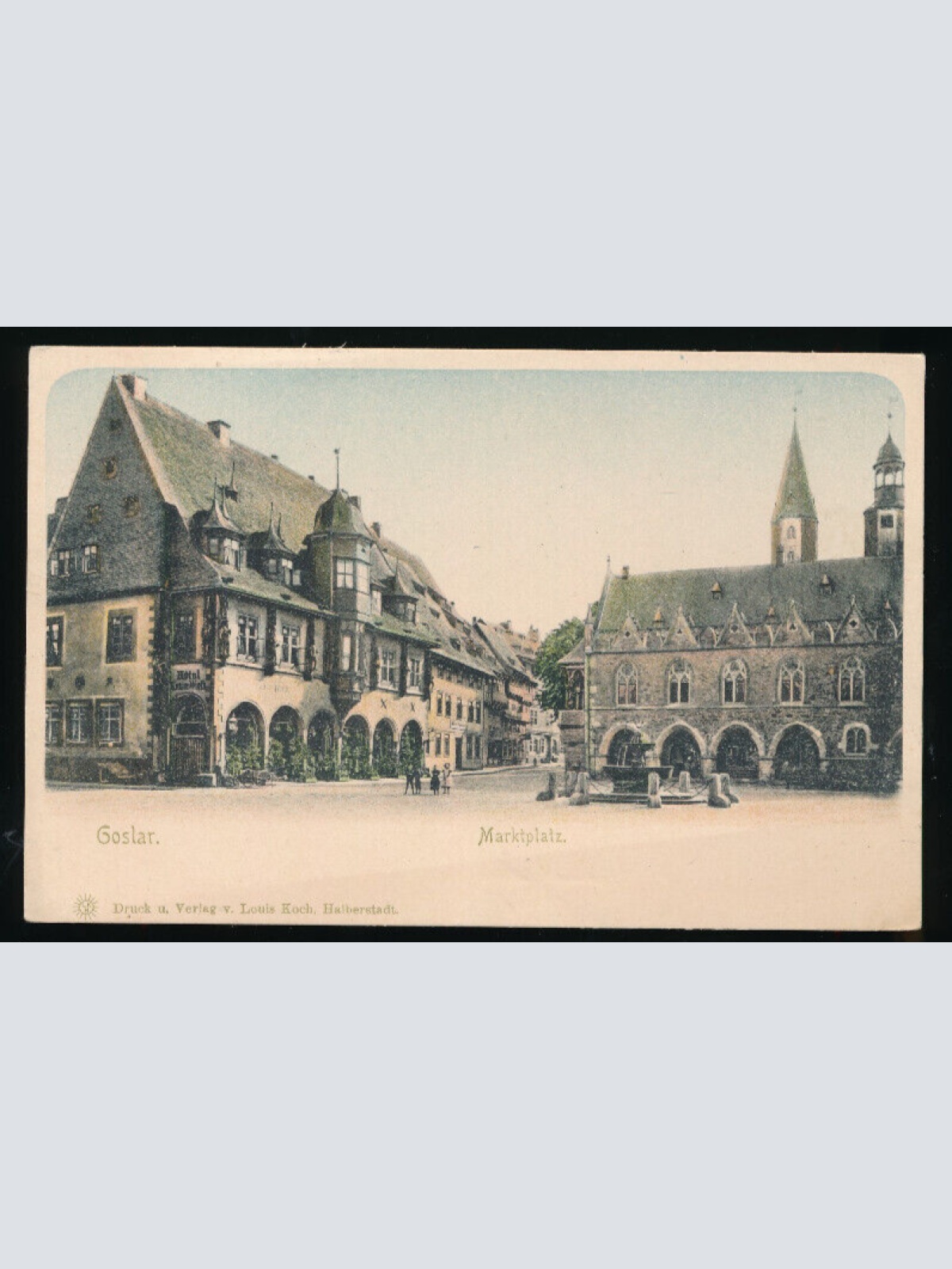 AK aus Goslar Marktplatz Niedersachsen (4562)