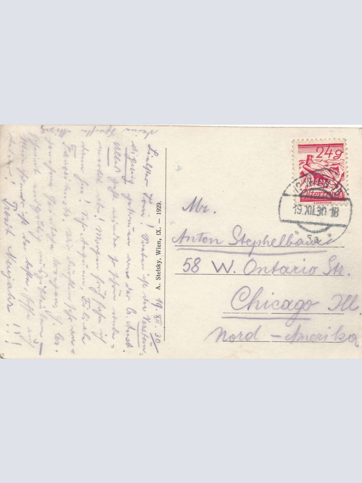 AK, Fischer's Gastwirtschaft, Wien, Franz-Josef-Land (S582)