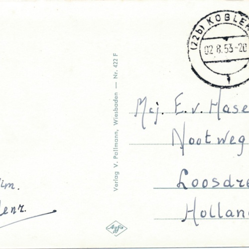 AK, Ehrenbreitstein, Koblenz, Rheinland-Pfalz  (S533)