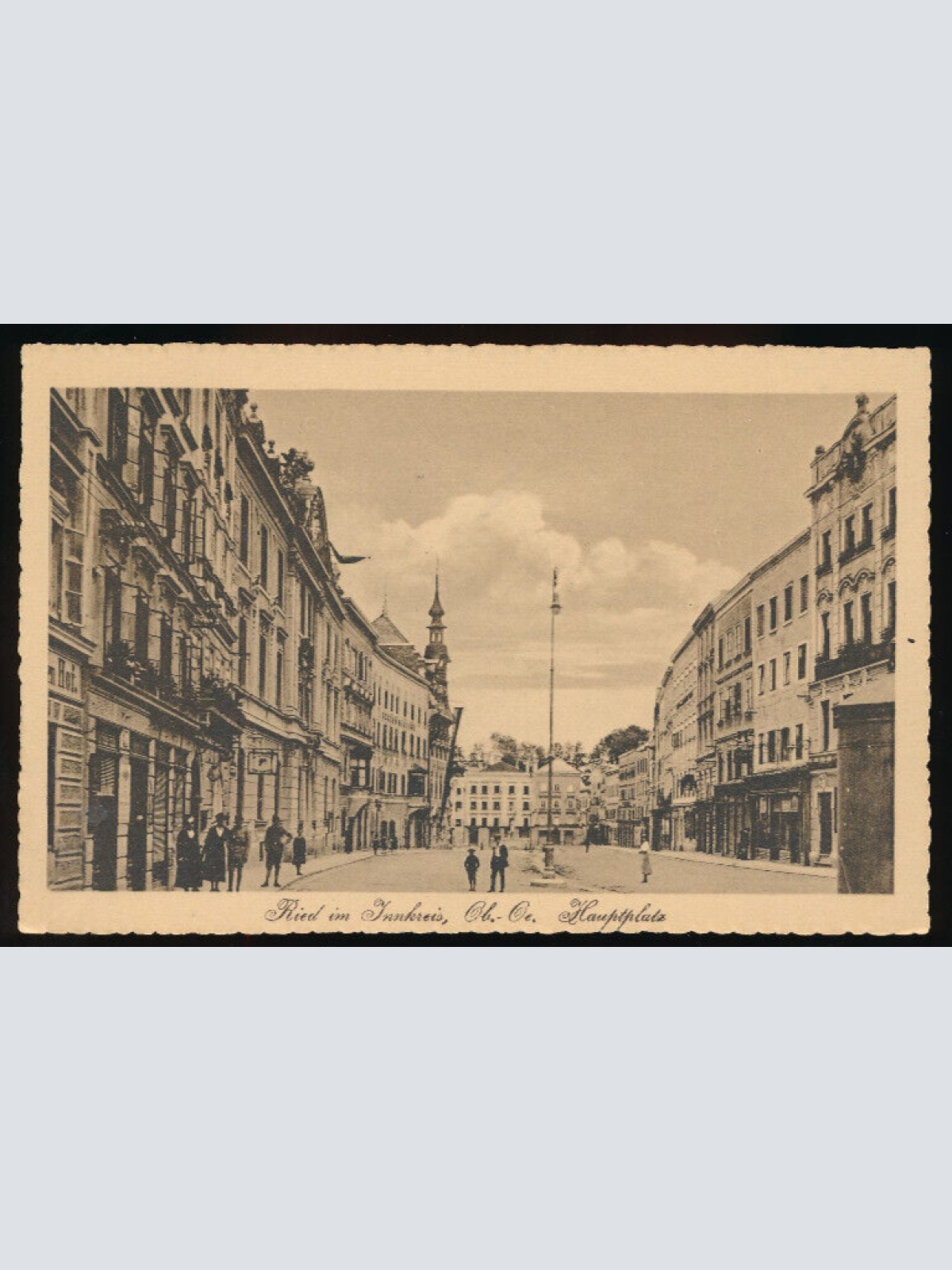 AK aus Ried i. Innkreis Hauptplatz Oberösterreich (4449)