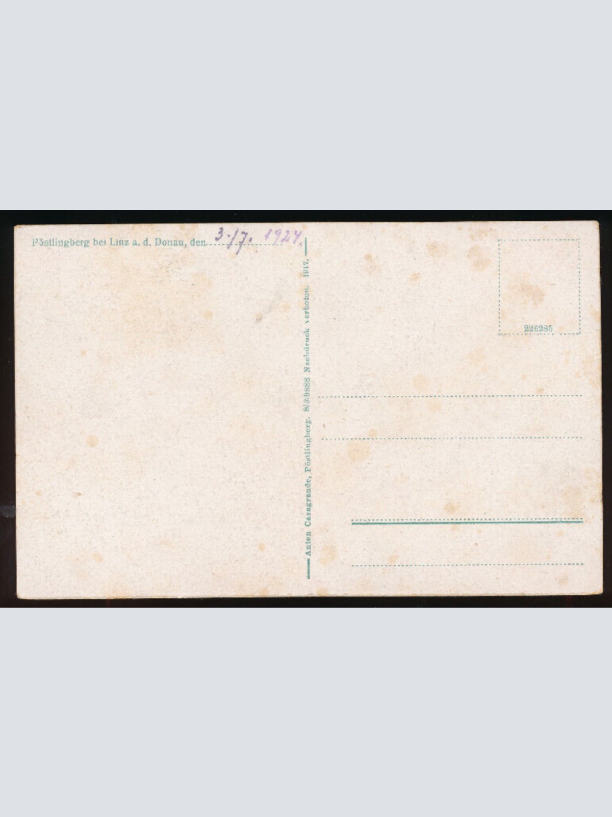 AK aus Linz an der Donau Pöstlingberg mit Pöstlingbergbahn Oberösterreich (4478)