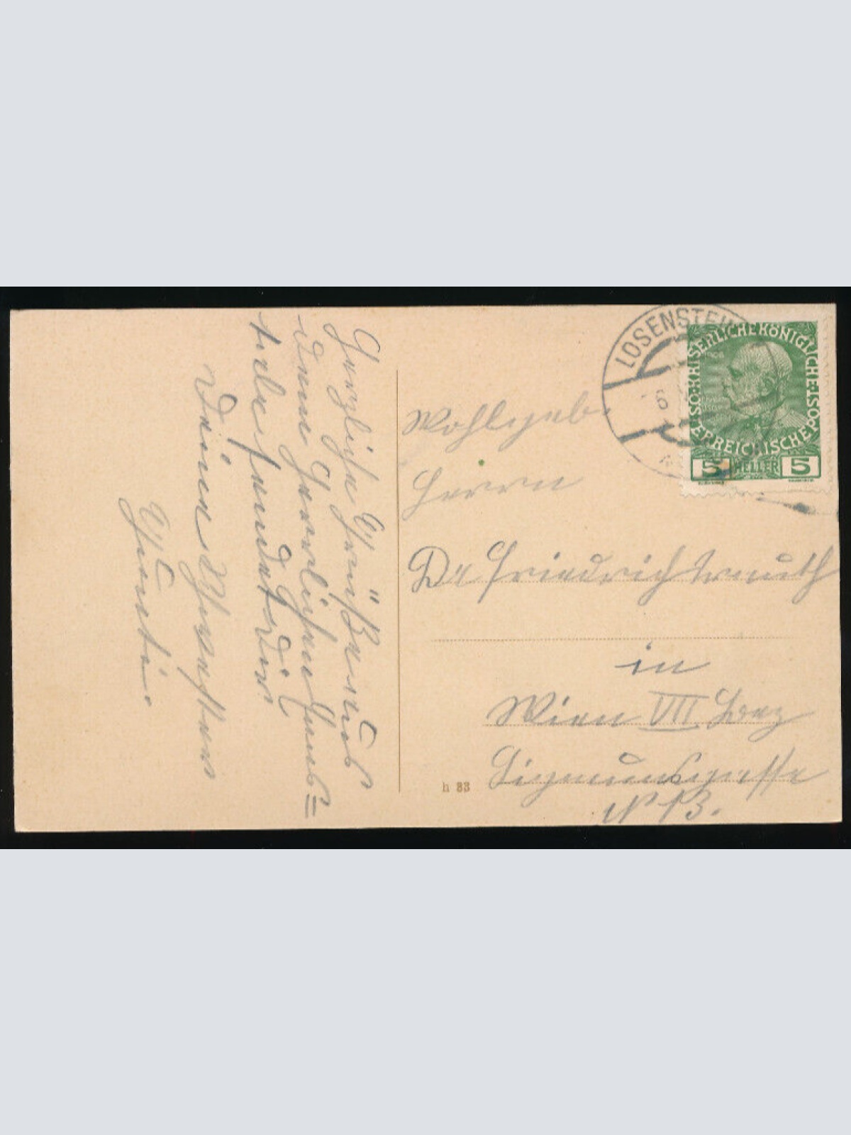 AK aus Losensteinmit Ruine Oberöstereich (4207)