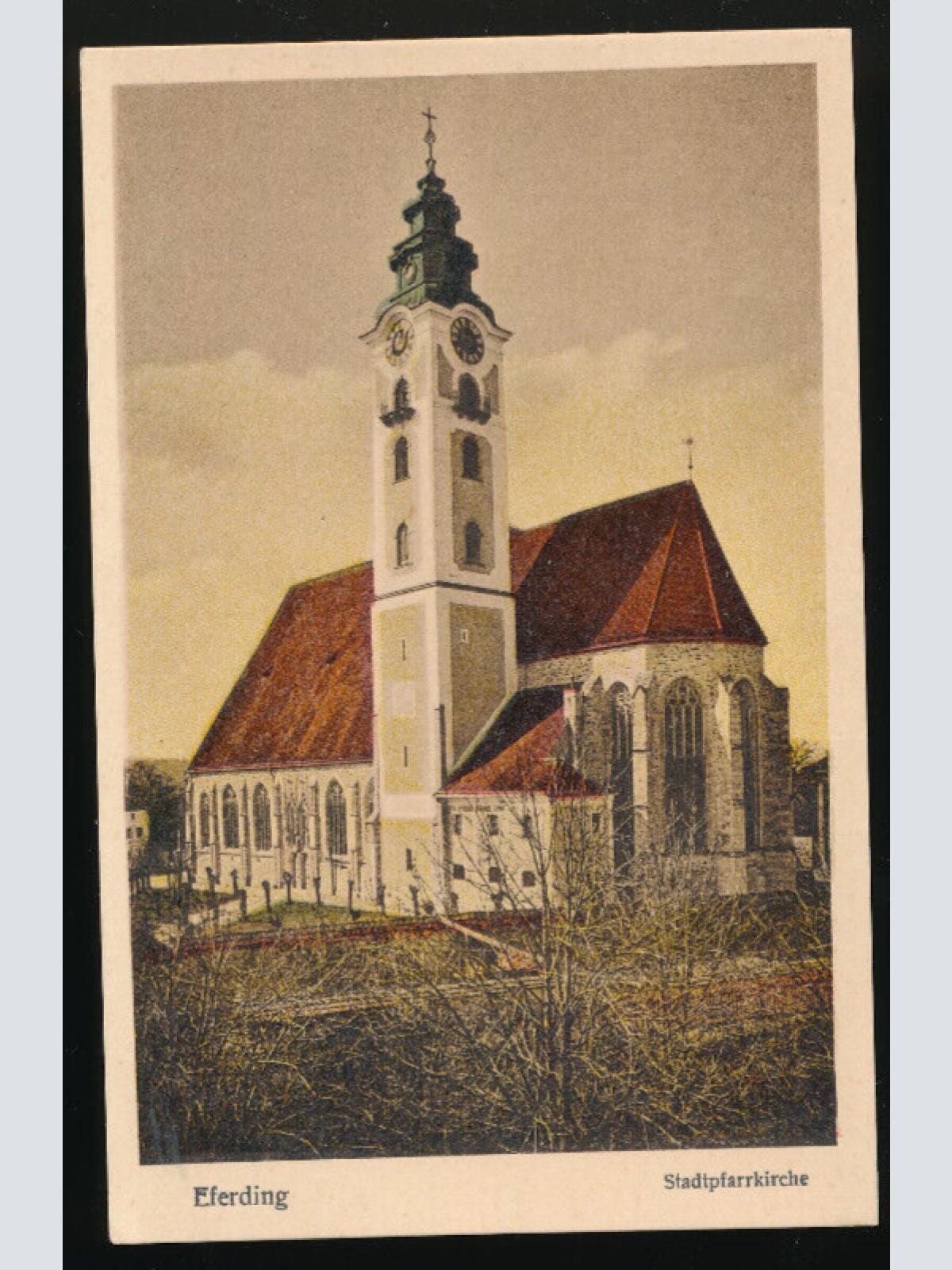 AK aus Eferding Stadtpfarrkirche Oberösterreich (4833)