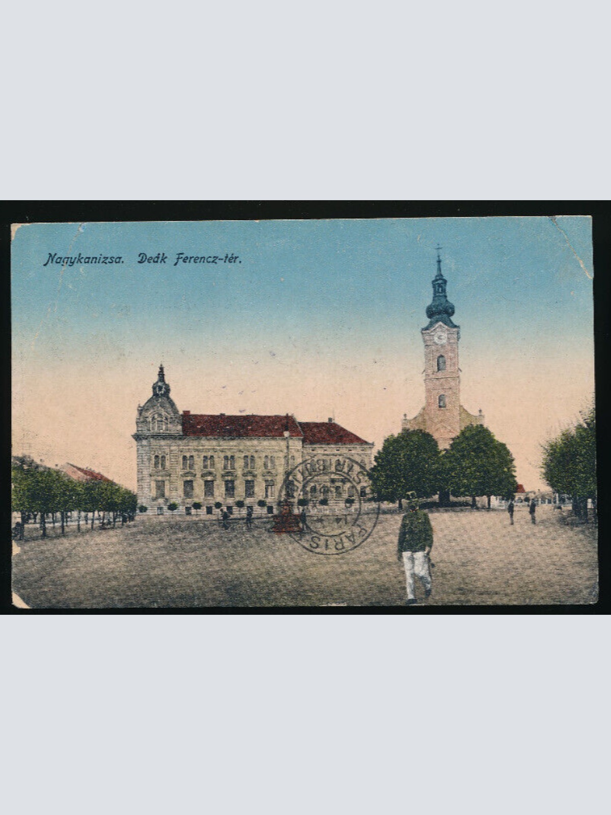 AK aus Nagykaniza Deak Ferencz-ter Ungarn (4238)
