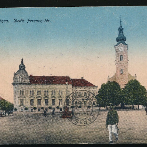 AK aus Nagykaniza Deak Ferencz-ter Ungarn (4238)