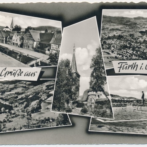 AK, Grüße aus Fürth im Odenwald, Hessen (S547)