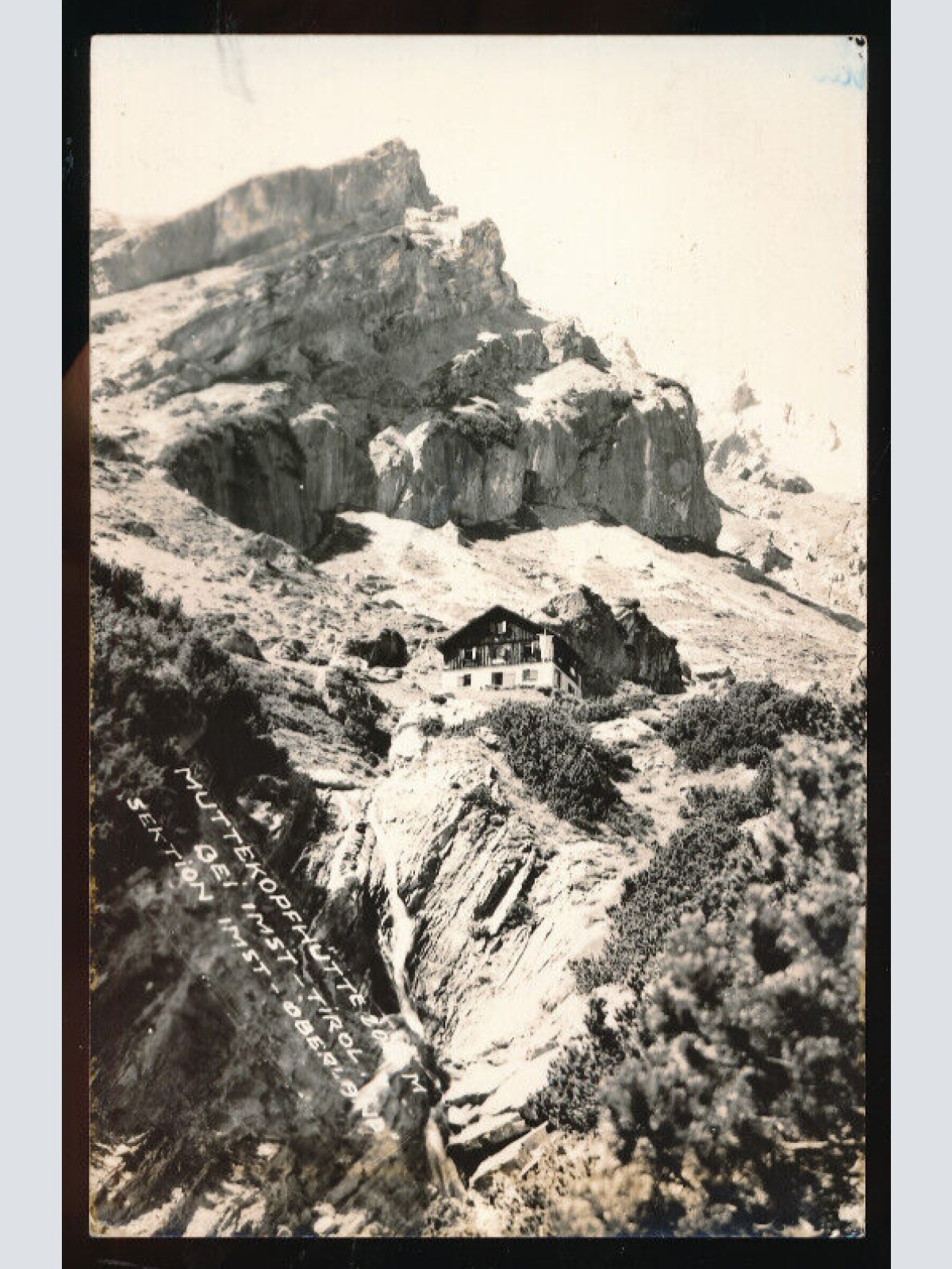 AK aus Imst Muttekopfhütte Tirol (4909)