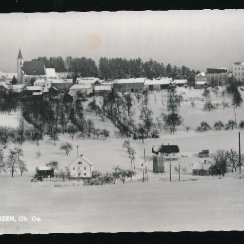 AK aus Kreuzen Winterkarte Oberösterreich (4475)