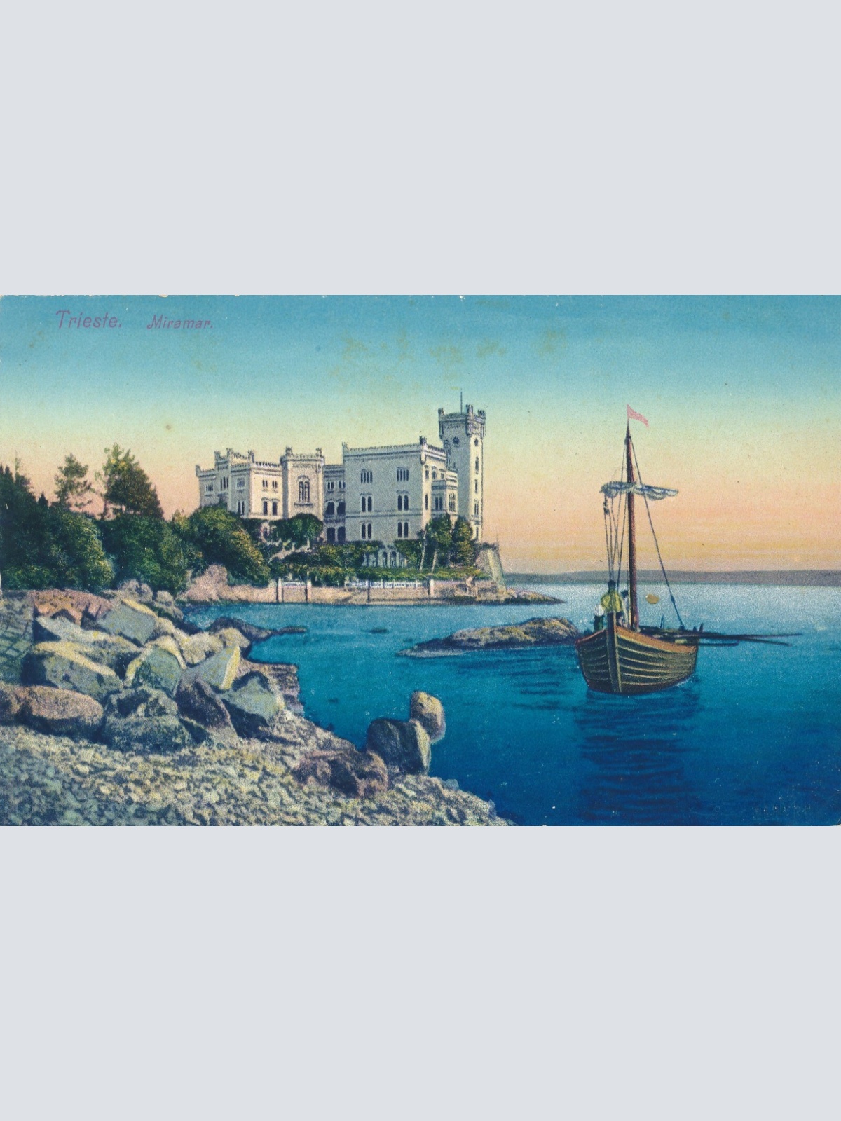 AK, Trieste, Miramar, Italien (S606)