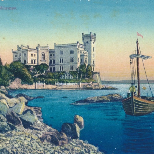 AK, Trieste, Miramar, Italien (S606)