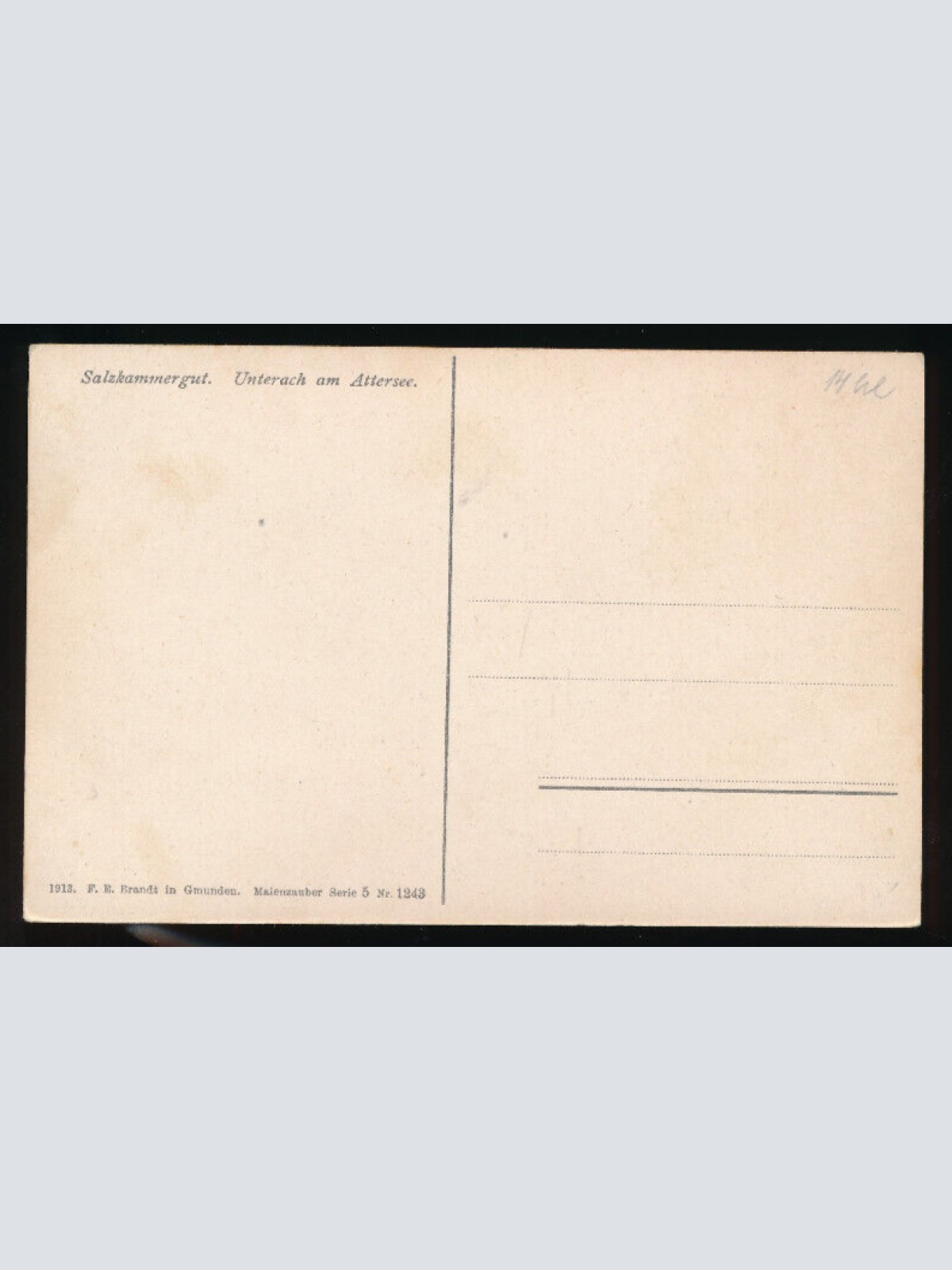 AK aus Unterach am Attersee Oberösterreich (4874)