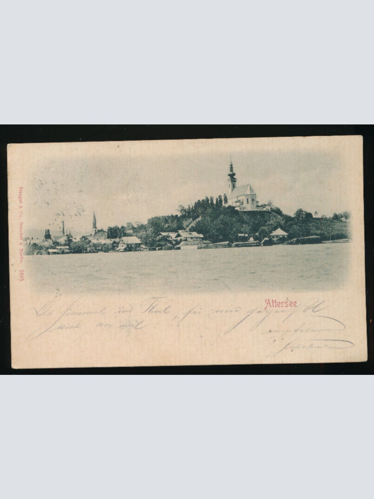 AK aus Attersee am Attersee Oberösterreich (4873)