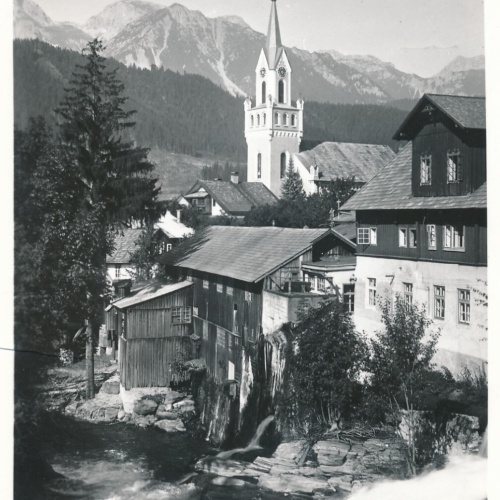 AK, Schladming gegen Dachstein, Steiermark, Österreich  (S619)