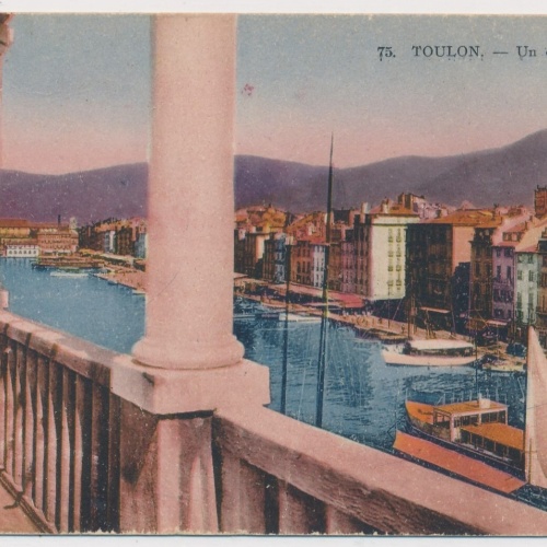 AK, Toulon - Un coin du Port , Frankreich (S624)