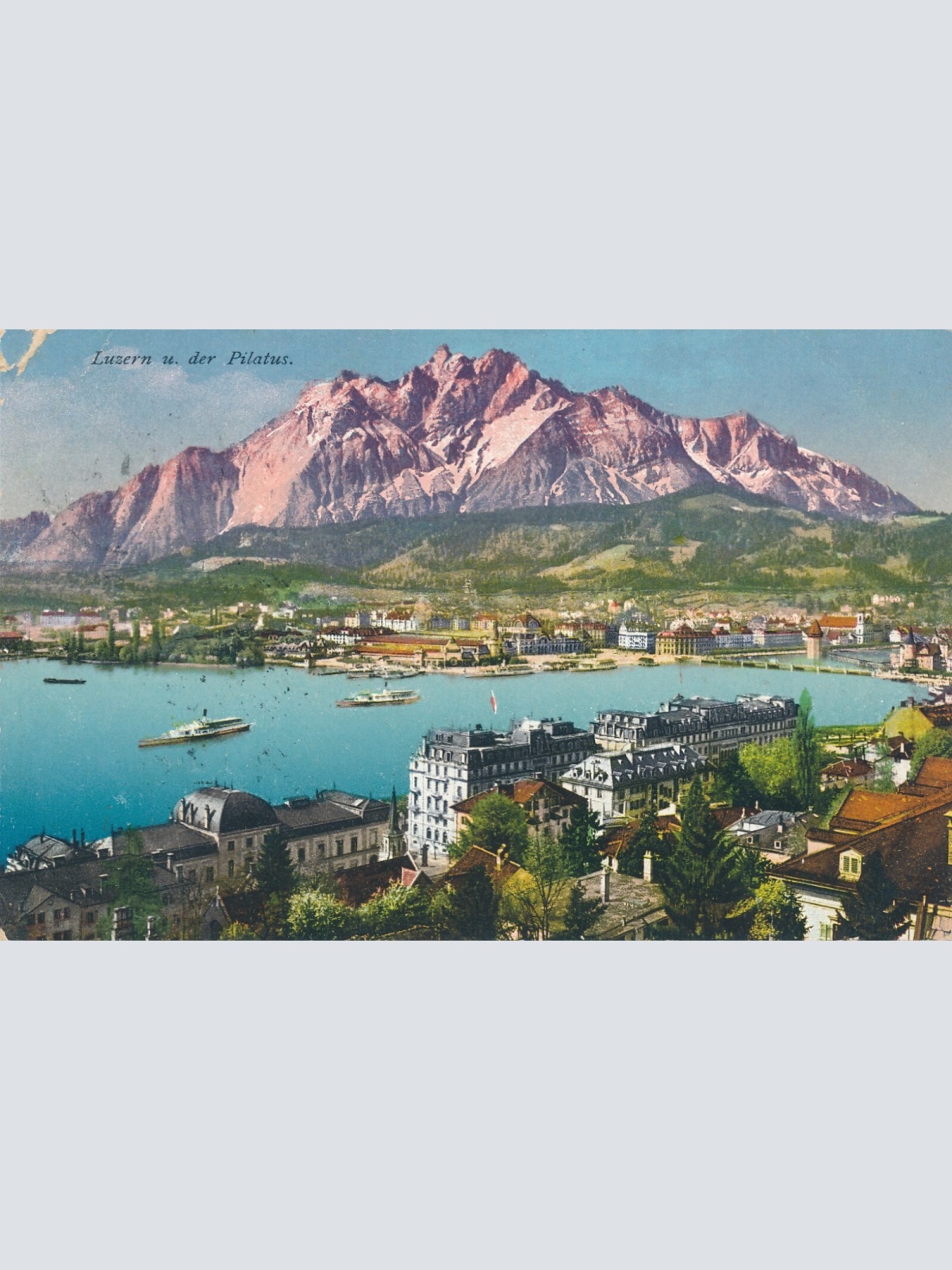 AK, Luzern und der Pilatus, Schweiz (S784)