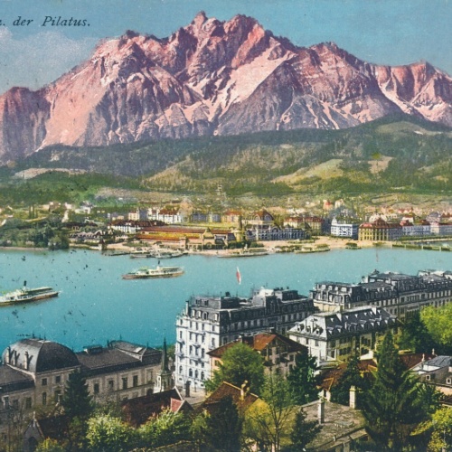 AK, Luzern und der Pilatus, Schweiz (S784)