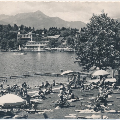 AK, Velden am Wörthersee, Bad Bulfon mit Schlosshotel (S791)