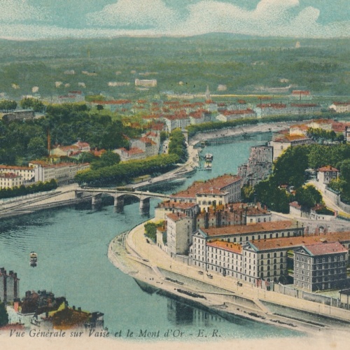 AK, Lyon, Vue Generale sur Vaise et le Mont d'Or, Frankreich (S781)