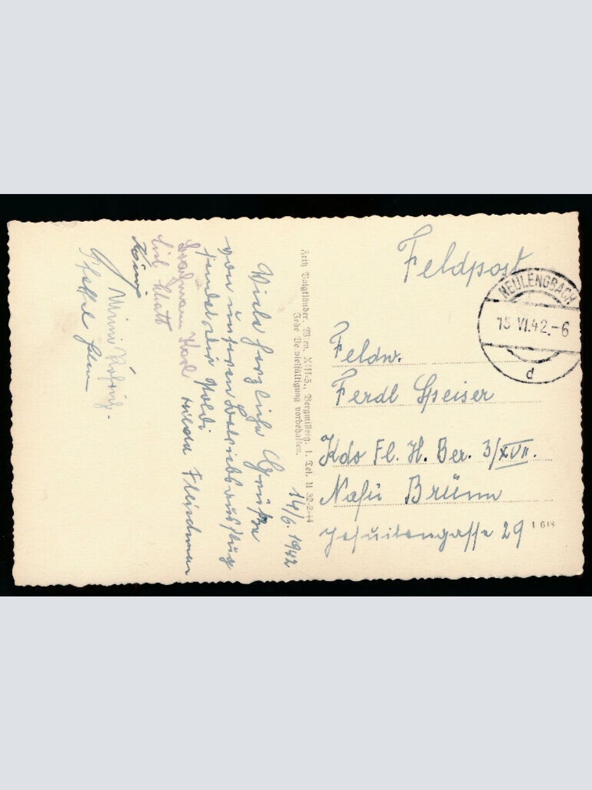 AK vom Berggasthof Karl Pfeiffer am Troppberg Niederösterreich (5026)