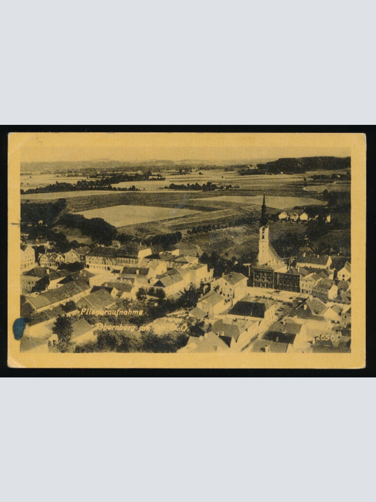 AK aus Obernberg am Inn Fliegeraufnahme Oberösterreich (4801)