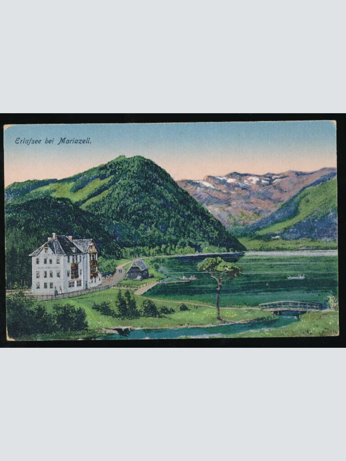 AK aus Mariazell mit Erlafsee Steiermark (5032)