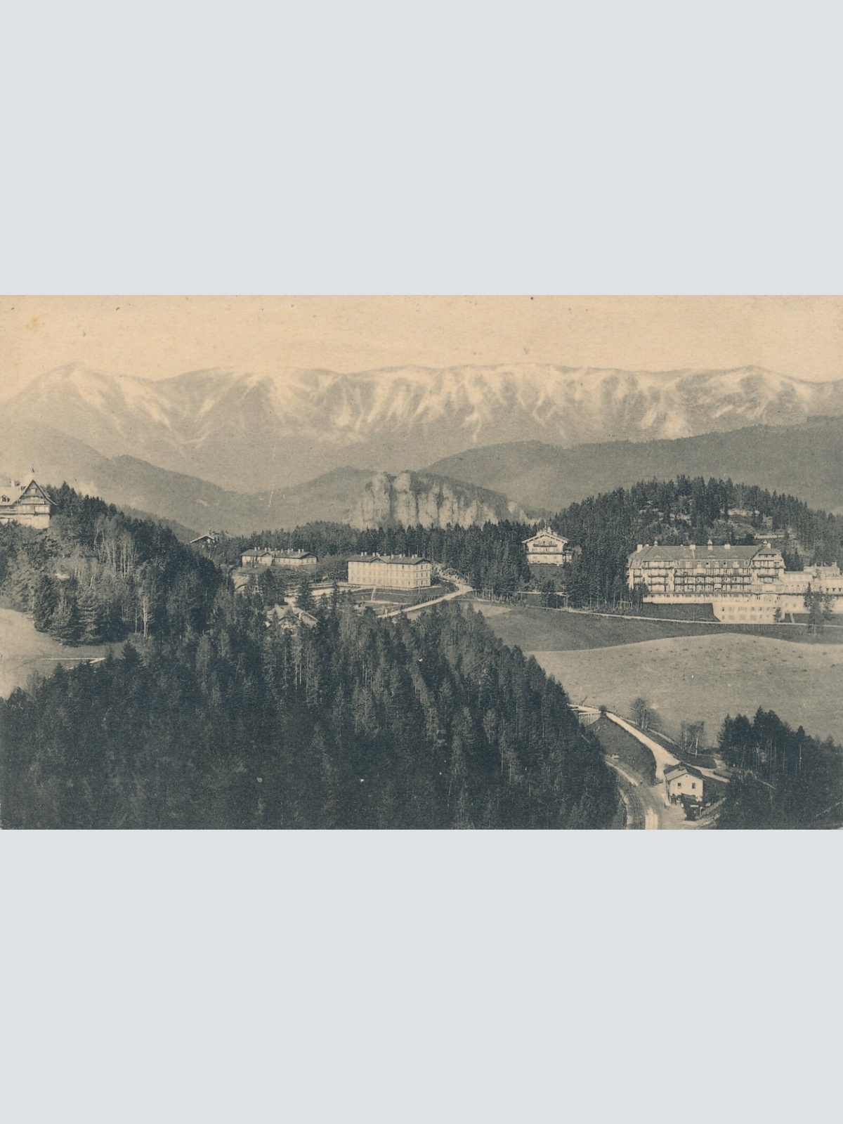 AK, Semmering, Kurhaus mit Dependancen des Südbahnhotel, Niederösterreich (S818)