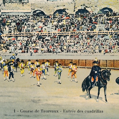 AK, Course de Taureaux, Bullenlauf, Stierkampf, Entree des cuadrillas (S821)