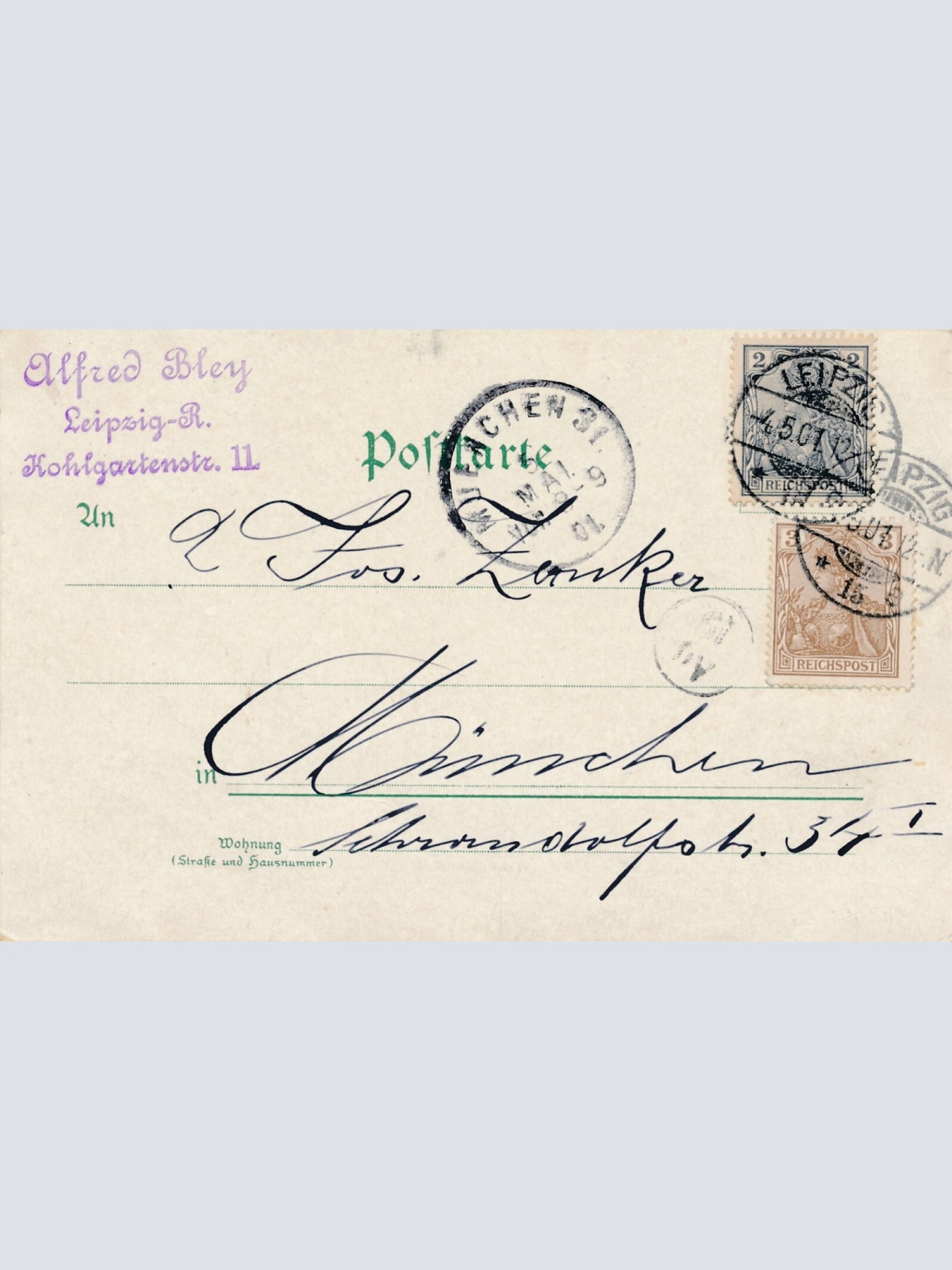 AK, Gruß aus Leipzig, Marktplatz, Sachsen (S494)