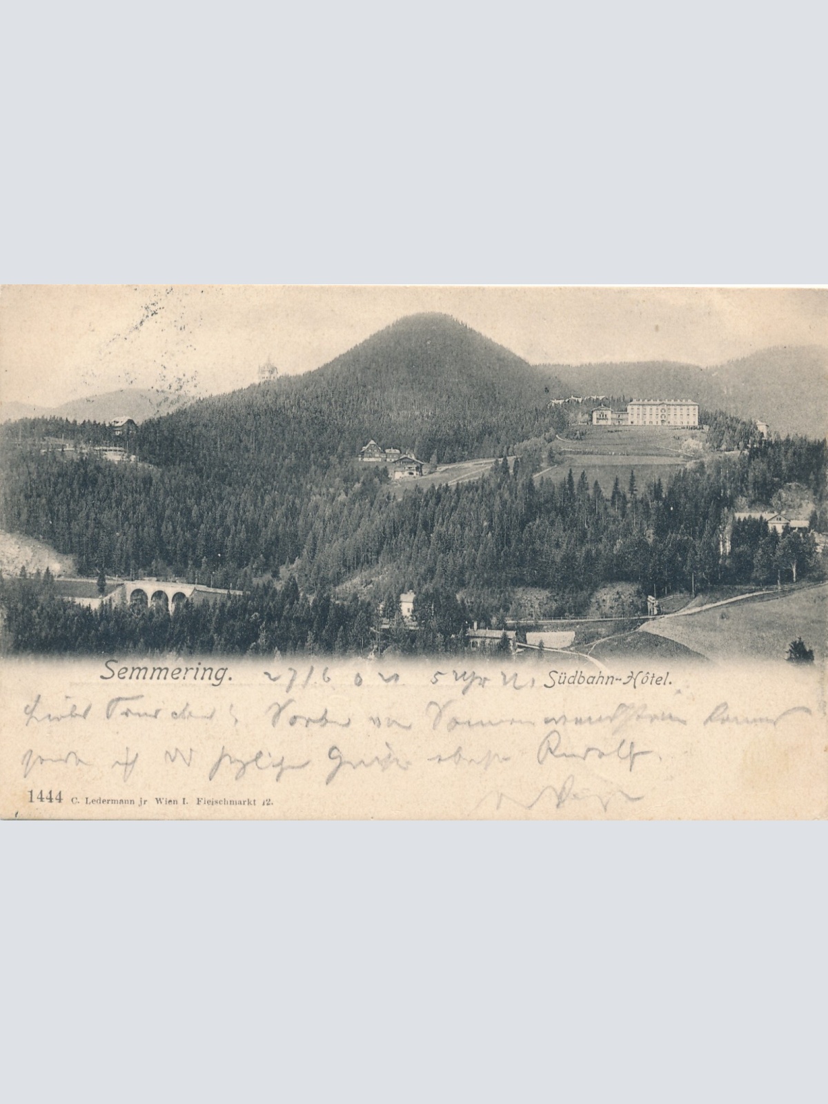 AK, Südbahn-Hotel, Niederösterreich, Semmering (S808)