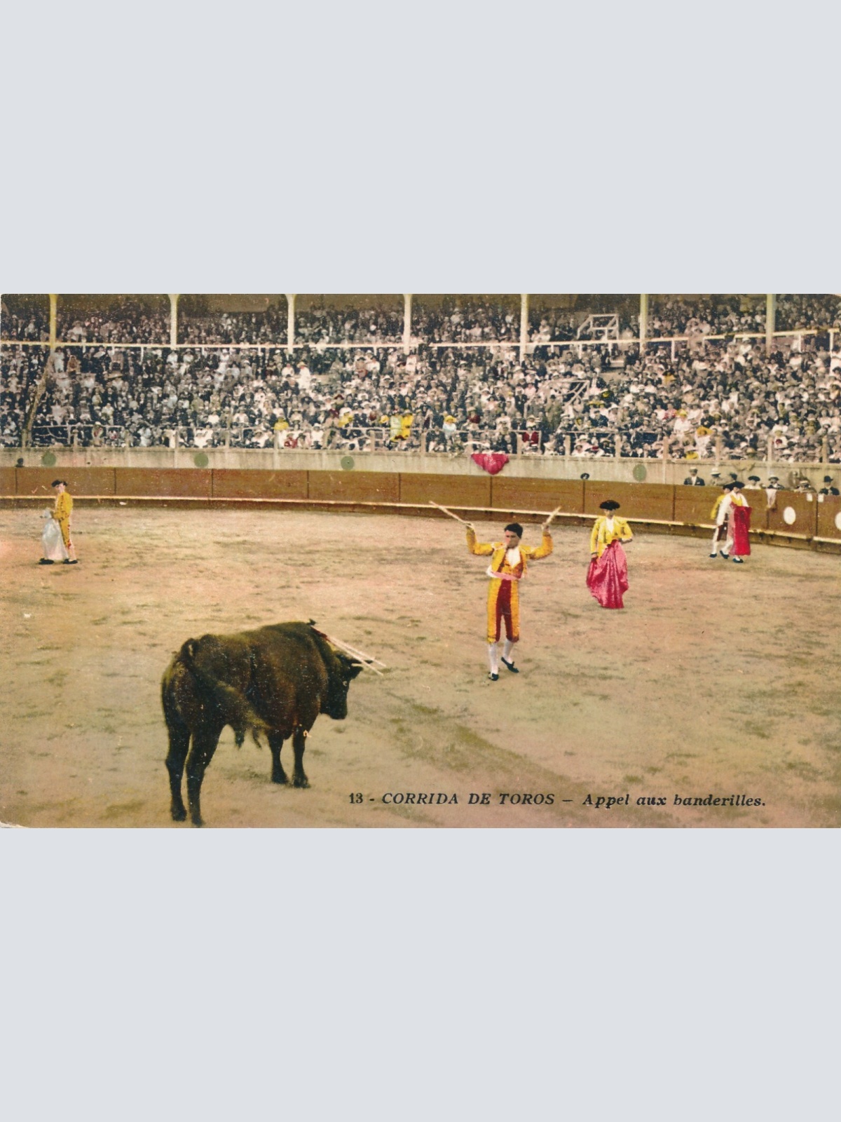 AK, Corrida de Toros - Appel aux banderilles , Stierkampf (S823)