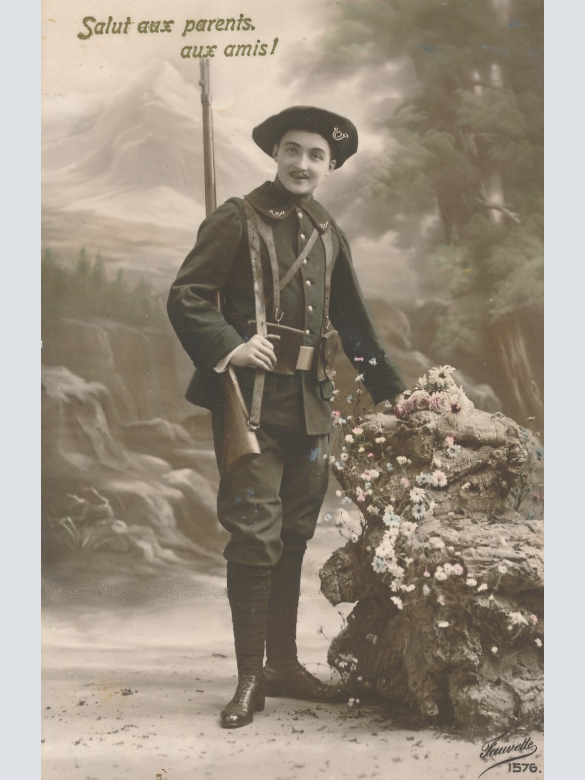 AK, Salut aux parents aux amis, Frankreich (S754)