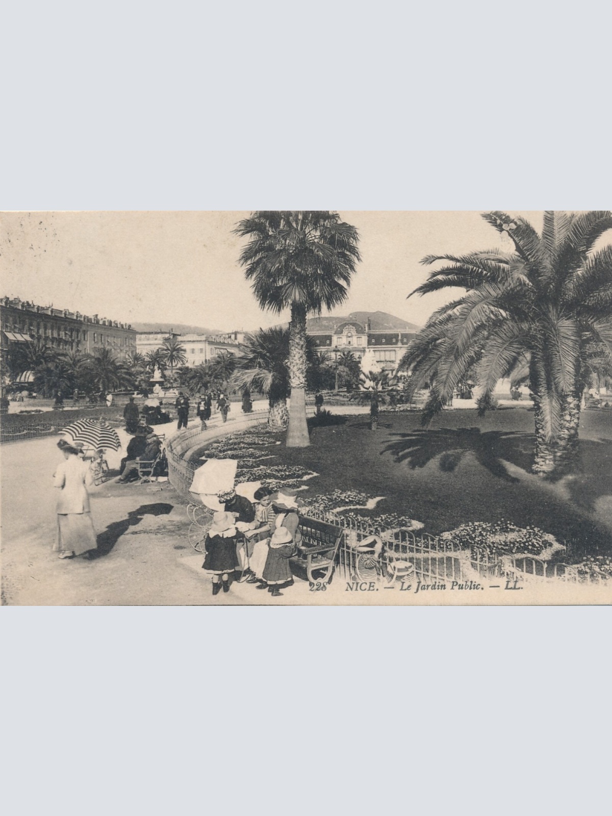 AK, Nice, Le Jardin Public, Frankreich (S757)