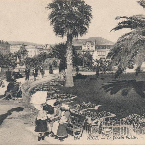 AK, Nice, Le Jardin Public, Frankreich (S757)