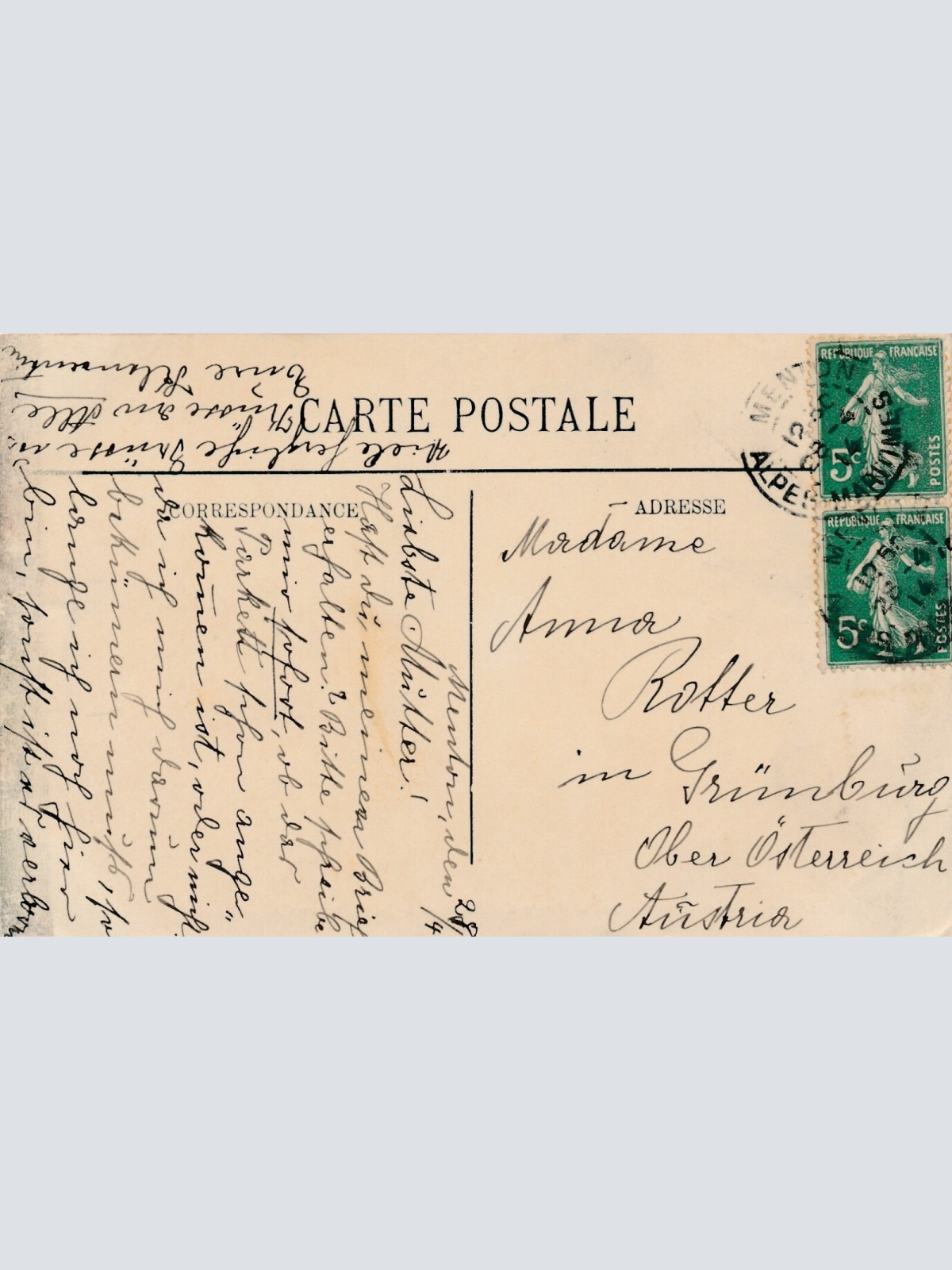 AK, Nice, Vue prise du Casino, Frankreich (S758)