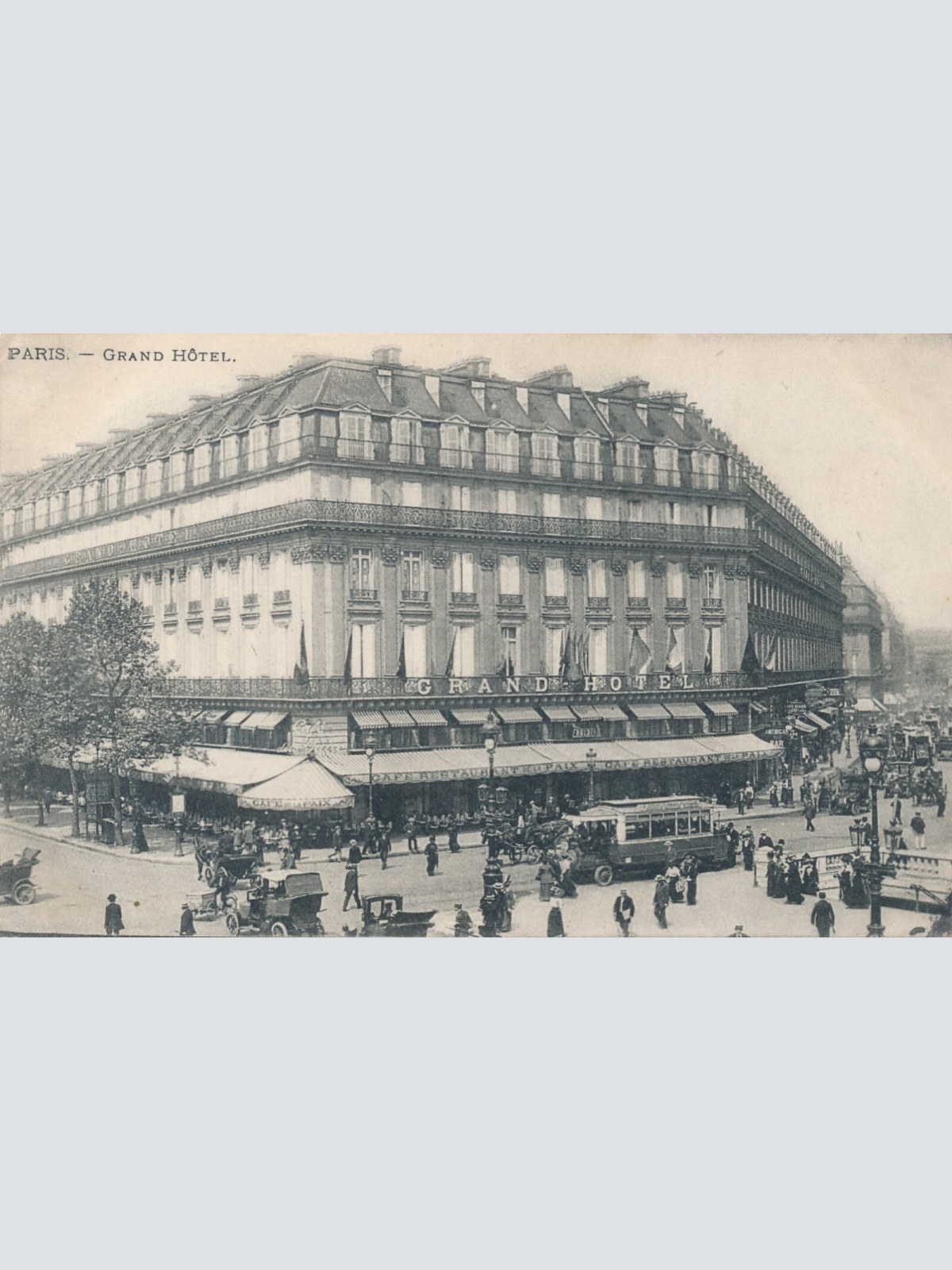 AK, Paris - Grand Hotel, Frankreich (S759)