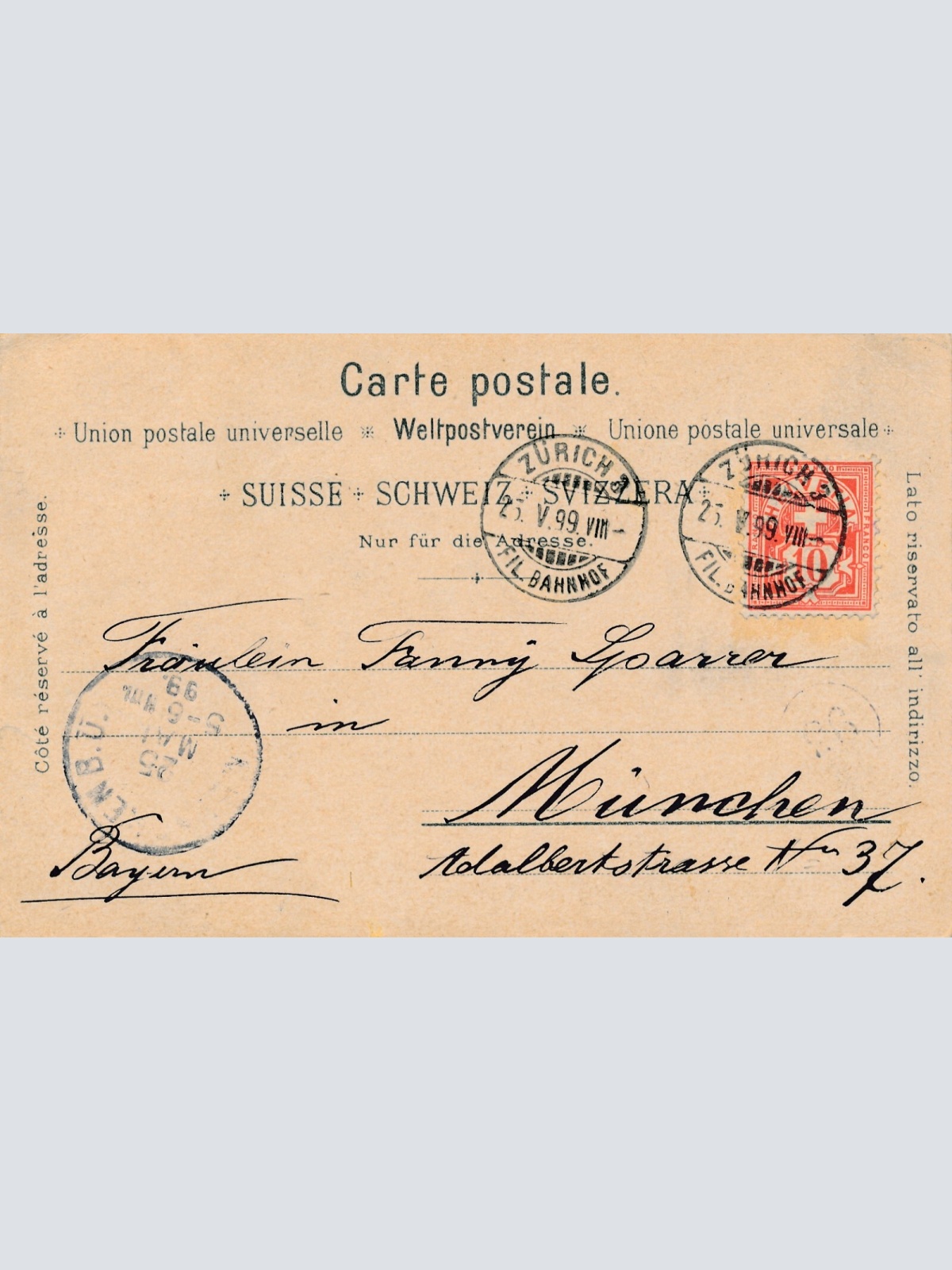 AK, Gruß aus Zürich, Schweiz, Litho-Karte (S500)