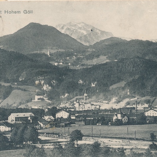 AK, Hallein mit Hohem Göll, Salzburg (S750)