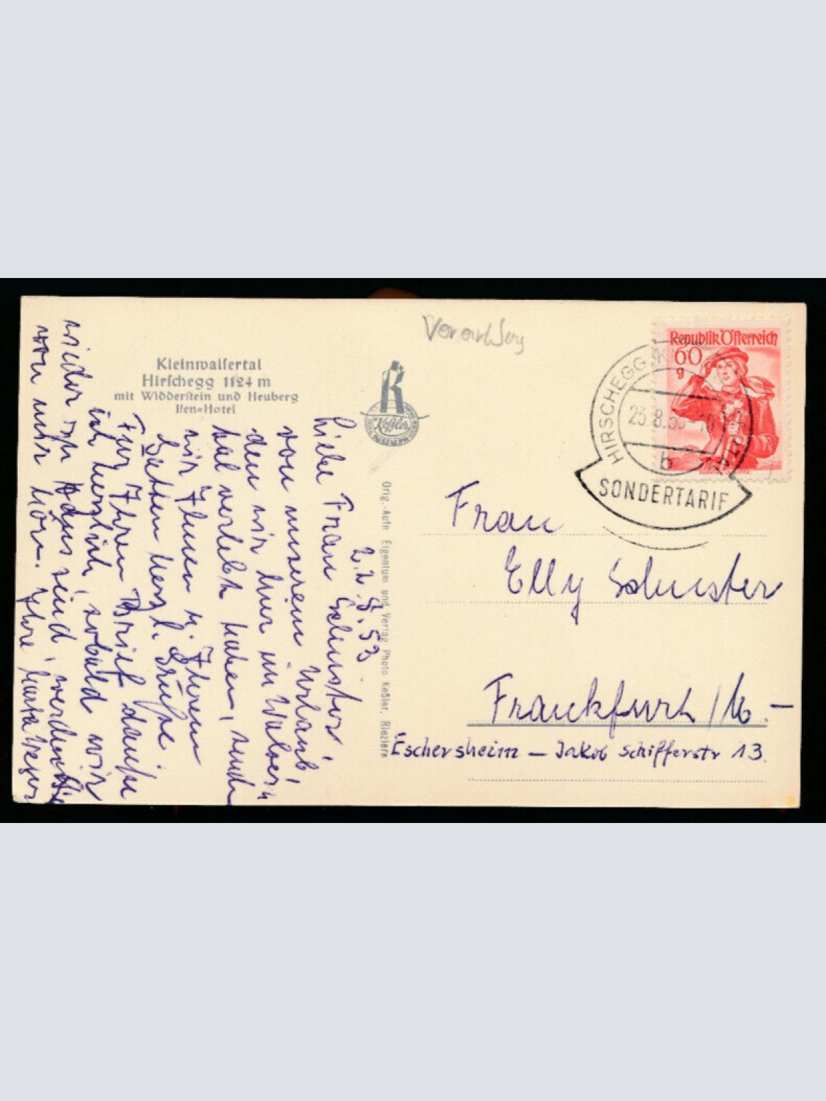 AK aus Hirschegg Vorarlberg (4771)