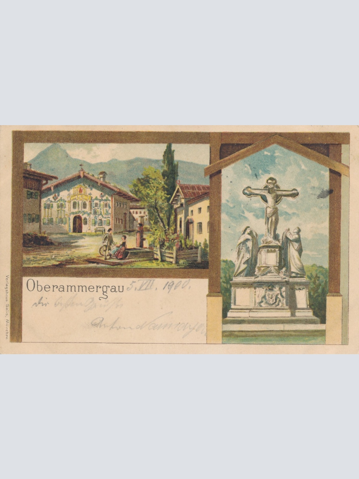 AK, Oberammergau, Bayern, Deutschland (S503)