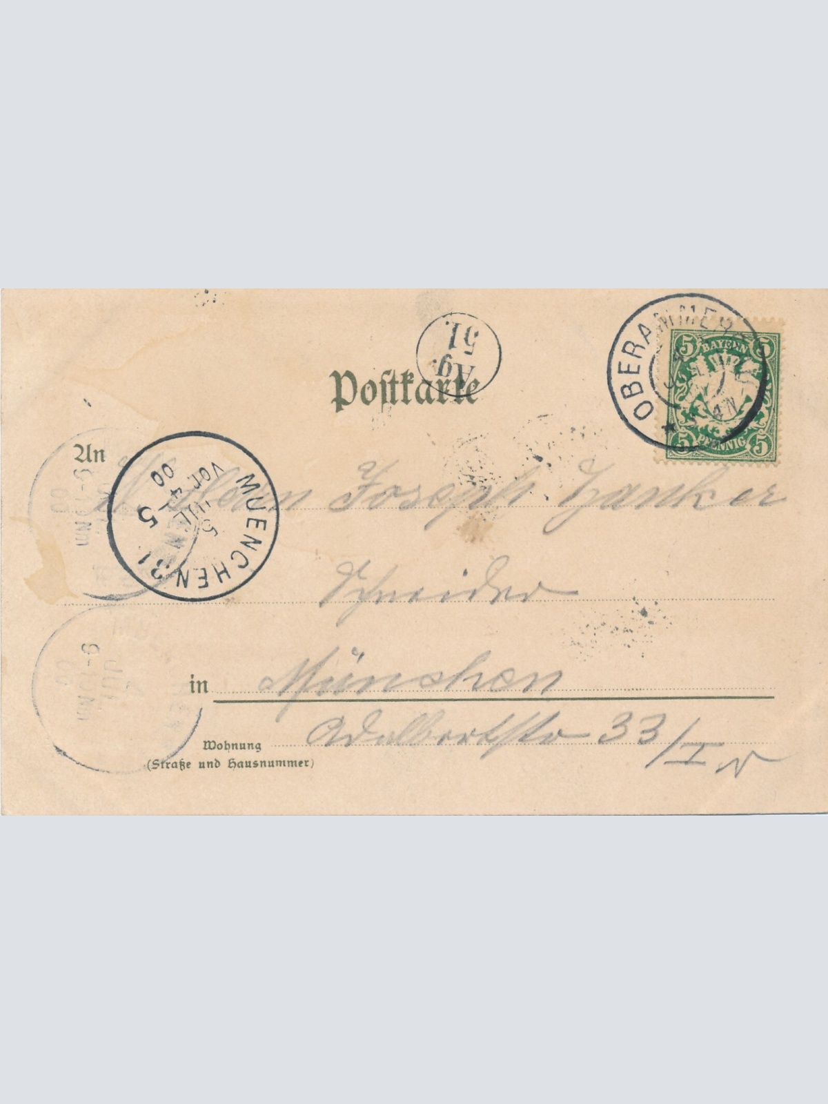 AK, Oberammergau, Bayern, Deutschland (S503)